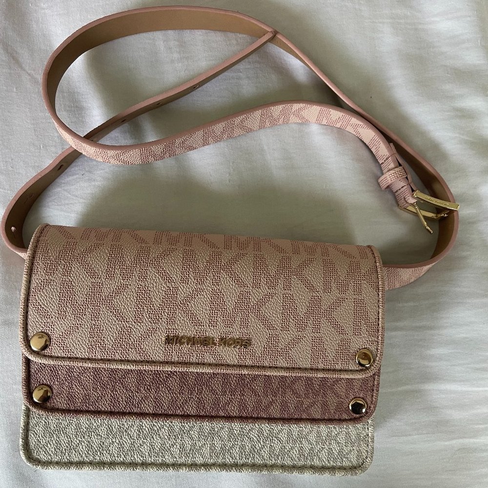 Michael Kors Tri Color Logo Belt Bag